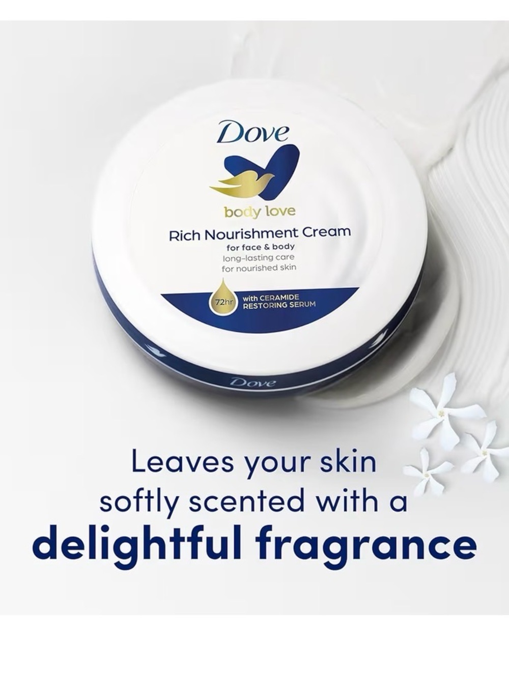 Dove Rich Nourishment Cream Face Hand & Body Moisturizer Extra Dry Skin 4 Pack - Picture 5 of 7